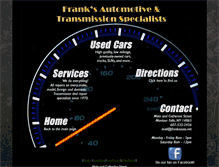 Tablet Screenshot of franksauto.net